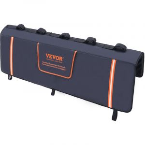 Coussin de Protection de Hayon 135x83 cm Coussin de Hayon Porte-Velos avec 5 Sangles de Fixation Housse de Protection pour Hayon de Pick-up 2 Poches