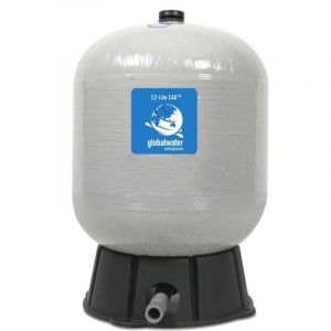 Global Water Solutions - R&eacute;servoir &agrave; diaphragme C2B 60L vertical - Composite renforc&eacute;