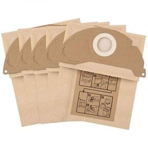 5 Sacs pour Aspirateur Karcher WD2 MV2 6.904-322.0 WD 2.200 WD2250 A2004 A2054 A2099，Remplacement pour Aspirateur Karcher