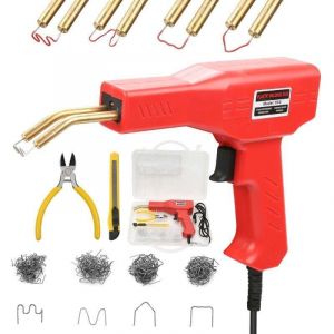 Machine De Soudage Plastique ,R&eacute;paration de Pistolet de Soudeur, 200 PCS agrafeuse Chaud 50W, Kit de R&eacute;paration de Pare-chocs de Voiture