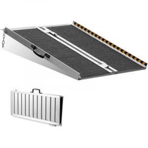 Mophorn - vevor Rampe pour fauteuil roulant, capacite 363 kg, rampe de seuil pliante portative en aluminium antiderapant 60,96 cm pour scooter,