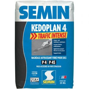 Enduit de ragr&eacute;age autolissant Semin Kedoplan 4 Traffic Intense - sac 25 kg