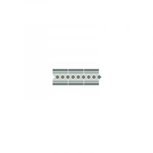 Carrelage gr&egrave;s c&eacute;rame VICTORIAN CARDIFF Frise - - bo&icirc;te de 0.42 m2