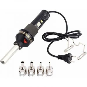 Pistolet &agrave; air chaud &agrave; chaleur &eacute;lectronique r&eacute;glable LCD 220V 450W Station de soudage &agrave; dessouder IC SMD BGA