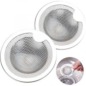 Serbia - 2PCS Filtre à Évier en Acier Inoxydable Filtre Evier Cuisine Filtre de Vidange inox Crépine d'Évier Grille Evier Cuisine pour Evier de