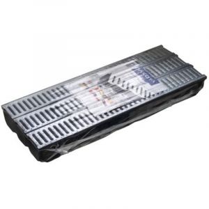 Kit 3M Caniveau Midi Avec Grille Galva+ Kit Fond + Obturateur Dakota