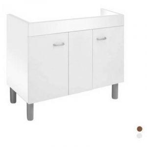 SOUS-&Eacute;VIER EN KIT POUR &Eacute;VIER EN ACIER INOXYDABLE 120X50 Dimensions : Teck x/&eacute;vier en acier inoxydable 120x50 cm