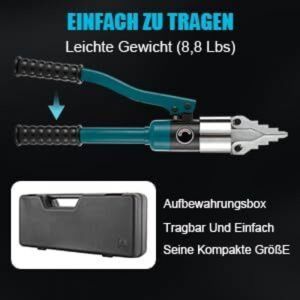 &Eacute;carteur de bride hydraulique hydraulique, Expander Hydraulic Expander Pliers 8t Acier alli&eacute; avec Bo&icirc;te de Rangement Cylindre &eacute;paissi &Eacute;carteur