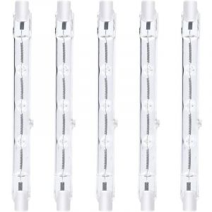 118 mm R7s Ampoule crayon halog&egrave;ne &agrave; intensit&eacute; variable 300 W Blanc chaud 2800 K R7s lin&eacute;aire 3000 lm AC 220-240 V J118 Projecteur lin&eacute;aire halog&egrave;ne
