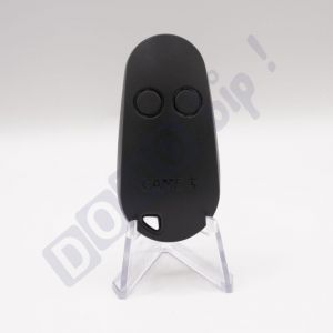 Came TOP42FGN - T&eacute;l&eacute;commande 2 canaux noir pour automatisme Came - Fr&eacute;quence 433,92 MHz Code fixe - Remplacement TOP432NA / TOP432EV / TOP432S