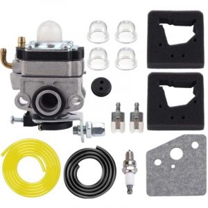 Kit combiné carburateur FG100 GX31 pour cultivateur 4 temps Honda GX22 GX31 HHE31C tondeuse à gazon HHT31S UMK431 UMK431K1 avec divers adaptateurs