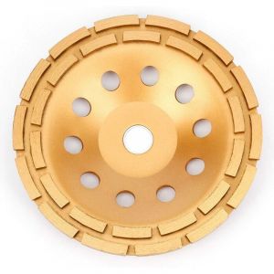 Diamant Meule 230 x 22,23 mm - Turbo Diamant Meule Boisseau pour B&eacute;ton, Granit, Pierre, Marbre, Pierre, Ma&ccedil;onnerie, Brique, Cr&eacute;pi, B&eacute;ton cir&eacute;