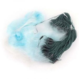 Lot 3 Filet de p&ecirc;che, longueur 50 m, hauteur 1,5 m, 3 couches, filet de p&ecirc;che en nylon lourd avec flotteur, accessoires de p&ecirc;che, petit filet d'&eacute;vier