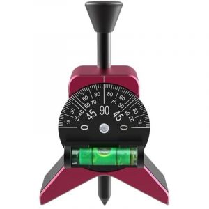 Outil de recherche de centre de tuyau magn&eacute;tique, rapporteur de bulles &agrave; cadran r&eacute;glable pour tuyaux de 3,8 cm &agrave; 15,2 cm, design en forme de Y en