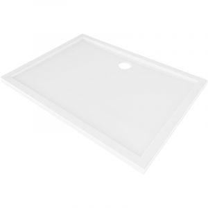 Mexen - Flow receveur de douche rectangulaire slim 85 x 80 cm, blanc brillant - 46R108085