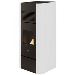 Po&ecirc;le &agrave; granul&eacute;s canalisable - PUNTO FUOCO Adria 14 kW Blanc