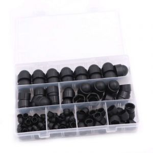 145 Pi&egrave;ces Cache Vis &Eacute;crou De Protection,Kit D'&Eacute;crous D&ocirc;me Capuchons De Protection D&ocirc;me &Eacute;crou De Boulon Couvrent 6 Tailles M4 M5 M6 M8 M10 M12 Avec