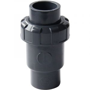 Clapet anti-retour &agrave; bille 20 25 32 40 50 63 75 90 110 mm, clapet anti-retour en PVC (diam&egrave;tre int&eacute;rieur 32 mm)