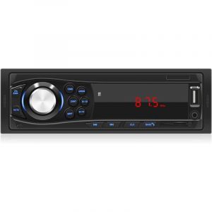 1 Din Bluetooth Car St&eacute;r&eacute;o Appels Mains Libres Autoradio Single DIN, USB, TF Carte, AUX Audio, FM avec t&eacute;l&eacute;commande