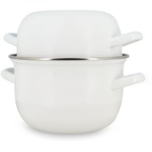 Marmite &agrave; moule 18cm en acier &eacute;maill&eacute;