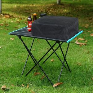 Gabrielle - Housse de protection universelle en tissu Oxford 210D (dimensions : 57 x 48 x 23 cm), imperméable, anti-UV, noire Réchaud à gaz Barbecue