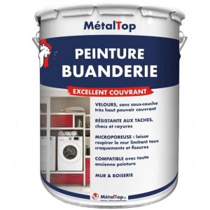 Peinture Buanderie - Pot 1 l - 8017 - Brun chocolat Metaltop