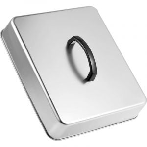Cloche d'Arrosage pour de Cuisson - Couvercle de Grillade Inoxydable Rectangle Couvercle de Cuisson Multifonction pour Plancha pour Barbecue en
