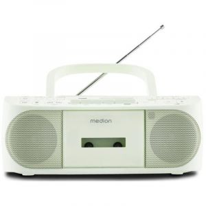Radio CD K7 - MEDION - FM - 2x3W RMS - Vert