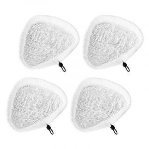 Lntyq - Lot de 4 tampons de nettoyage à vapeur réutilisables et lavables en microfibre pour balai à vapeur Steamboy X5 H2O H20 S302 S001 skg 1500 w