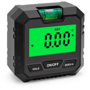 Jusch - Mini rapporteur numérique inclinomètre, Goniomètre électronique nivellement couteau, Finder nivellement boîte Noir