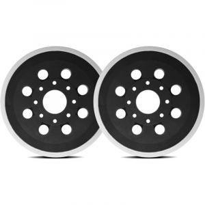 8 Trous Plateau de Pon&ccedil;age: 2 Pi&egrave;ces Patin de Pon&ccedil;age Auto-Agrippant, 125 mm Plateau de Pon&ccedil;age Compatible, 8 Trous Plateau de Pon&ccedil;age pour Bosch PEX