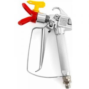 Pistolet a Peinture Airless + Garde de Si&egrave;ge de Buse + 517 Buse R&eacute;versible, Outil Universel pour Titan Wagner Graco Pulv&eacute;risateur de Peinture