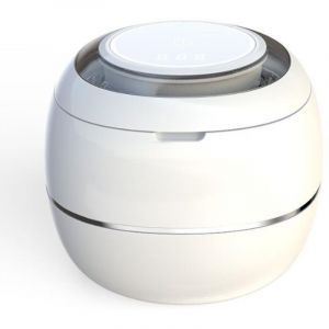 Nettoyeur Ultrasons,28W Detartreur Dentaire Ultrason UV,180ML Nettoyeur Ultrason Appareil Dentaire pour Proth&egrave;ses Dentaires,Prot&egrave;ge-dents de Nuit,