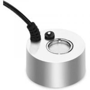 Fogger Brumisateur à ultrasons en métal 24 V Fogger pour Bassin, Aquarium, Jardin, Halloween Prise UE (Argent)