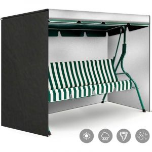 Housse pour balancelle de jardin 3 places, housse imperm&eacute;able en toile Oxford, protection anti-UV pour balancelle d'ext&eacute;rieur, hamac-balancelle, 220