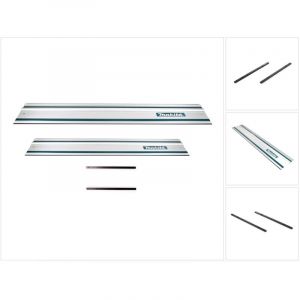 Makita set de rails de guidage rail de guidage 1400mm + rail de guidage 1000mm + 2x connecteurs de rail de guidage