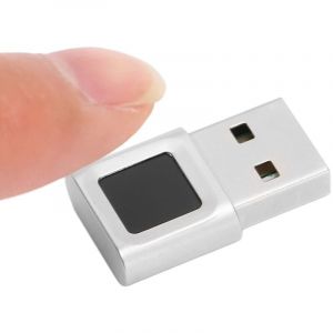 Lecteur D'empreintes Digitales USB Mini Scanner D'empreintes Digitales USB pour Windows 10 11 Mini cl&eacute; de s&eacute;curit&eacute; Biom&eacute;trique avec Tactile &agrave; 360