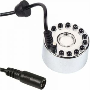 Brumisateur, brumisateur &agrave; ultrasons changeant pour fontaines &agrave; eau, atomiseur de bassin, humidificateur, 12 led, 24 v, couleur (atomiseur d&eacute;grad&eacute;