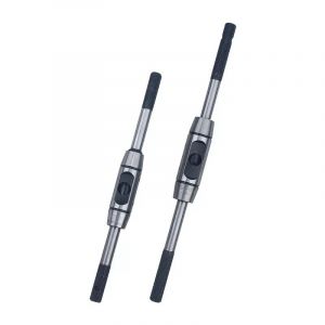 Sourcing map Tourne &agrave; Gauche Porte Taraud R&eacute;glable Robinet Cl&eacute; Poign&eacute;e pour M&eacute;trique M6-M14 Robinet Fraise Cl&eacute; &agrave; Tarauder Outil Corps Moulage sous