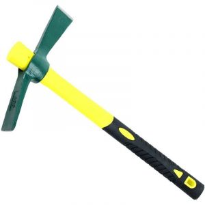 Mattock houe Micro pioche Outil de Hache Jardinage d&eacute;sherbage Mini pioche en Acier poign&eacute;e en Fibre de Verre Arbre pioche pioche Outil de Ferme de
