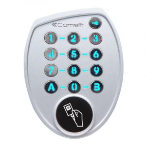Clavier &eacute;lectronique avec lecteur RFID Mifare Comelit anti-vandalisme IP54 SKR