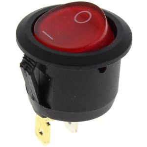 Interrupteur 3 cosses rouge pom0004016 - centrale vapeur