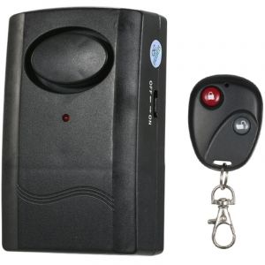 Alarme antivol &agrave; vibration avec t&eacute;l&eacute;commande sans fil, d&eacute;tecteur antivol pour voiture et moto, alarme antivol pour porte et fen&ecirc;tre, syst&egrave;me d'alarme