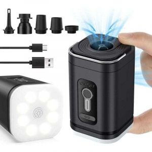 Odipie - jamais utilisé] Pompe à air électrique, gonfleur électrique, gonfleur de matelas gonflable, mini pompe à air électrique, pompe à matelas