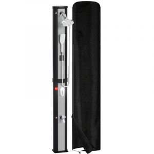 Randaco Douche Solaire d&rsquo;Ext&eacute;rieur 60L, 226cm Douche de piscine Incluse Housse de protection& douchette Temp&eacute;rature max.60&deg;sans raccordement