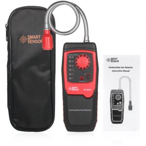 D&eacute;tecteur portable de fuites de propane, de m&eacute;thane et de gaz naturel, testeur de gaz combustible avec alarme sonore et lumineuse, sensibilit&eacute;