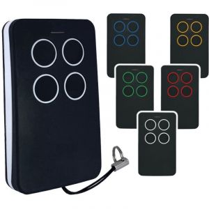 Aiperq &ndash; T&eacute;l&eacute;commande universelle pour portail automatique &ndash; Compatible Rolling Code et Fixed Code &ndash; M&eacute;morisation jusqu'&agrave; 4 commandes &ndash; Design