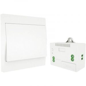 RF433 Interrupteur sans Fil, sans Pile, télécommande Murale Va et vient, Interrupteur Mural Auto alimenté, sans câblage, émetteur pour Panneau Mural,