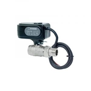 Esbe - Vanne &agrave; boisseau sph&eacute;rique motoris&eacute;e type mba 124, 2 voies DN32 (11/4'), 230 v, Kvs 100