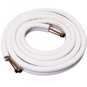 PR&Ecirc;T A POSER LIAISON BI TUBE FRIGORIFIQUE M1 CLIMATISATION 1/4 3/8 RACCORDS PR&Ecirc;T MONTES 5 METRES NF，Diam&egrave;tre du tube (6+10) 1P5 m tube de cuivre avec